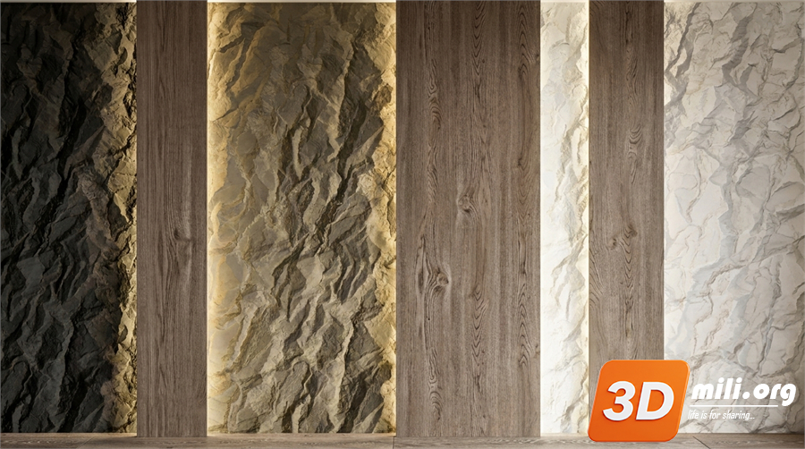 Stone Wall Skp Files